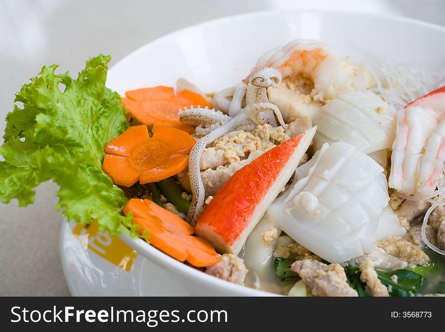 Thai Seafood Noodle