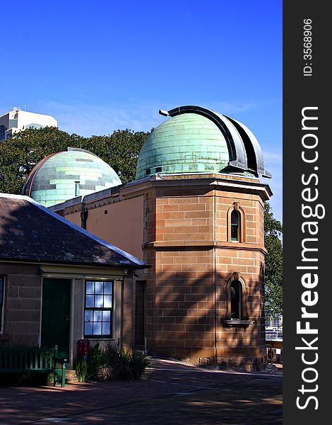 Historic building and architecture of the Sydney Observatory. Historic building and architecture of the Sydney Observatory