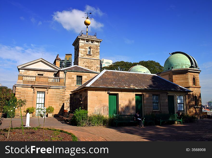 Historic building and architecture of the Sydney Observatory. Historic building and architecture of the Sydney Observatory