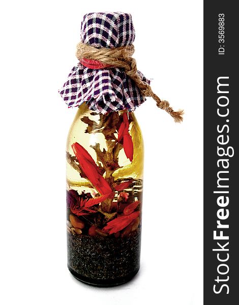 Decorating bottle used for indoor