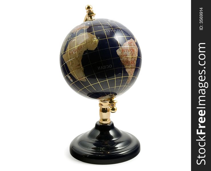 Globe - model of Earth planet with continent and countries