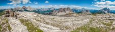 Dolomites Mountains, Formin Mountain, Italy - Panorama Stock Photos