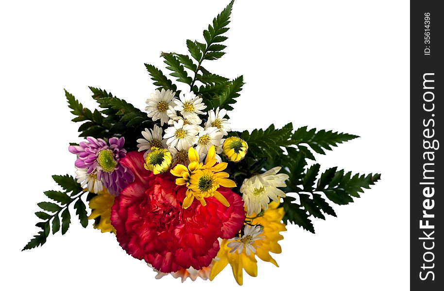 Bouquet of colorful chrysanthemum flower. Bouquet of colorful chrysanthemum flower