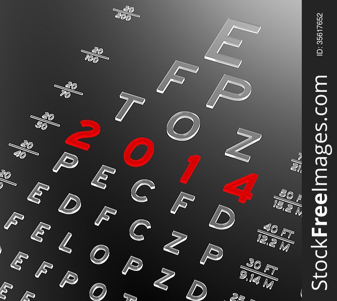Abstract eye chart background design. New year concept. Abstract eye chart background design. New year concept.