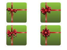 Christmas Ribbons Set Stock Photo Christmas Ribbons Set Stock Photo