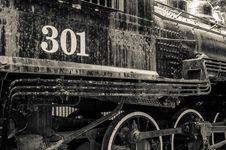 Old Black Locomotive Engine Royalty Free Stock Photography Old Black Locomotive Engine Royalty Free Stock Photography