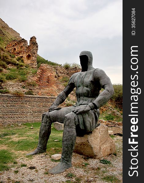 Sculptural Composition Near The Gori Fortress In Gori City &x28;Georgia&x29;