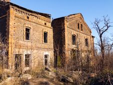 Abandoned Old Brick House Royalty Free Stock Photo Abandoned Old Brick House Royalty Free Stock Photo
