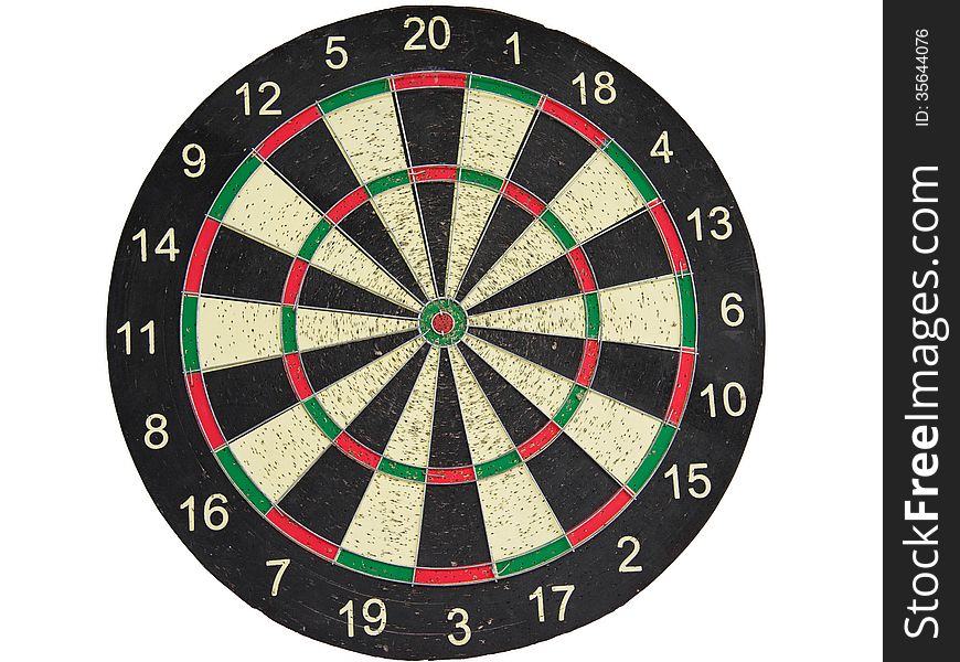 The darts on white background. isolate