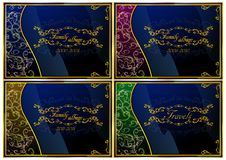 A Set Of Skins For The Family Photo Album (vector) Royalty Free Stock Photography A Set Of Skins For The Family Photo Album (vector) Royalty Free Stock Photography