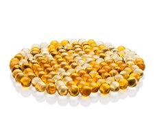 Pills With Cod-liver Oil Stock Photography Pills With Cod-liver Oil Stock Photography