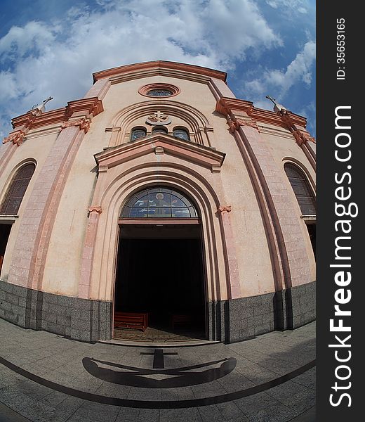 Capuchin church - Franciscan church located in Belem in the Brazilian amazon.