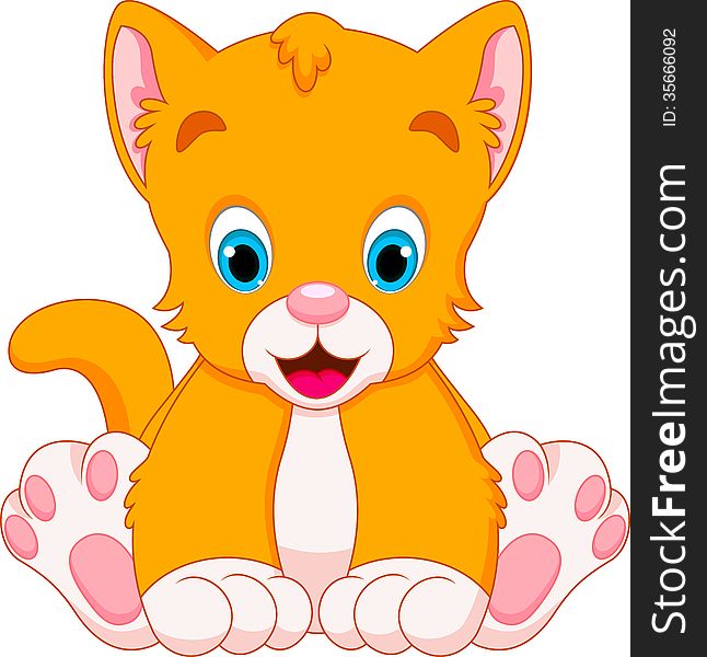 baby cat clipart