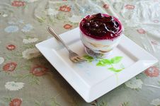 Fancy Blueberry Cake Royalty Free Stock Photography Fancy Blueberry Cake Royalty Free Stock Photography