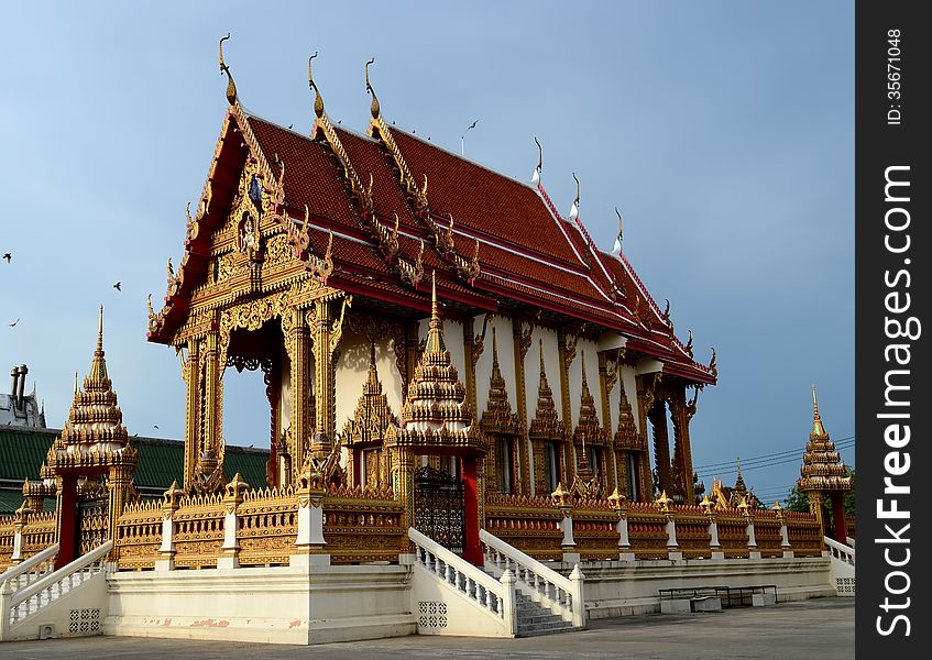 A beautiful temple in Thailand