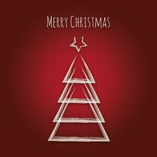 Abstract Christmas Tree Royalty Free Stock Photography Abstract Christmas Tree Royalty Free Stock Photography