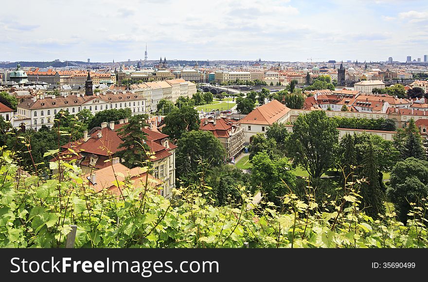 Cityscape Of Prague.