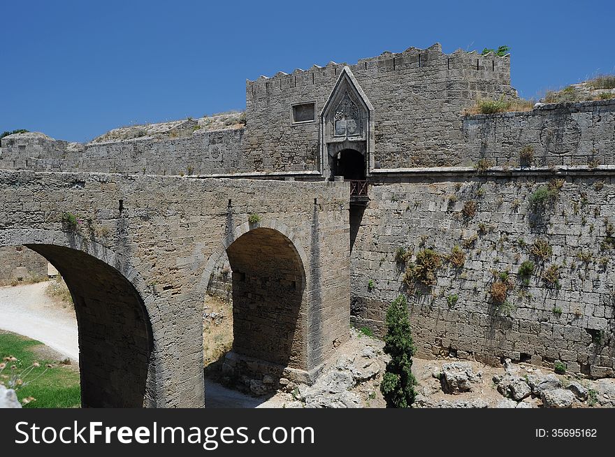 Medieval Town of Rhodes city, Greece