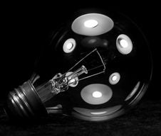 Close Up Of A Clear Light Bulb Royalty Free Stock Photos Close Up Of A Clear Light Bulb Royalty Free Stock Photos