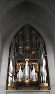 Close Up Hallgrimskirkja Organ Royalty Free Stock Photography Close Up Hallgrimskirkja Organ Royalty Free Stock Photography