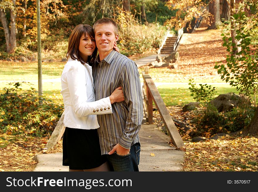 Very attractive couple in love posing for portraits. Very attractive couple in love posing for portraits