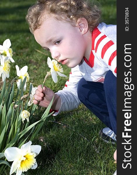 Smelling The Flowers