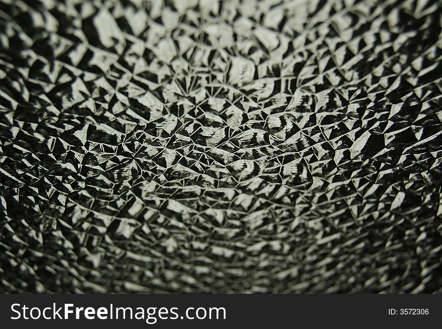 Black and white background of glass. Black and white background of glass