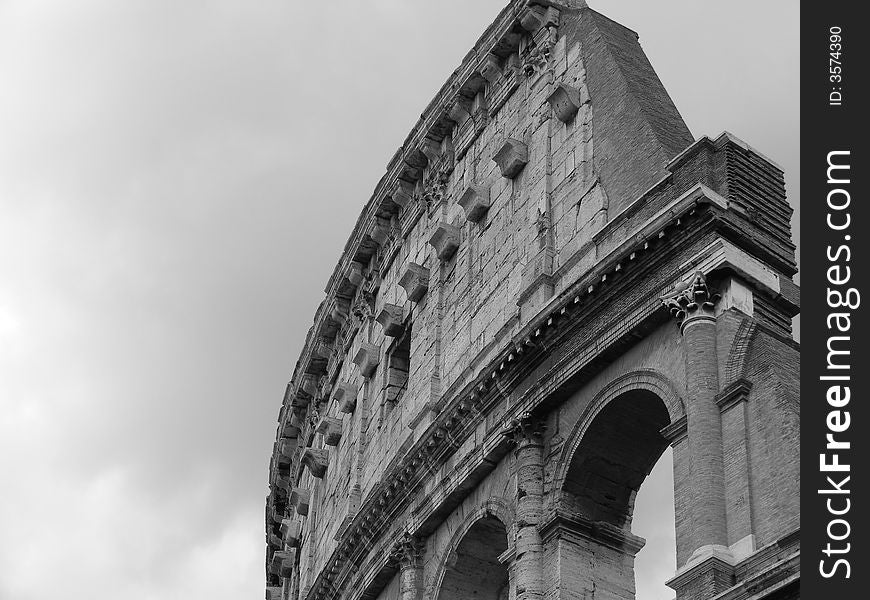 Rome is still beautiful on a cloudy day. Rome is still beautiful on a cloudy day