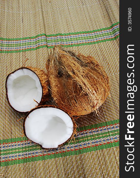 Mature Coconut Fruit