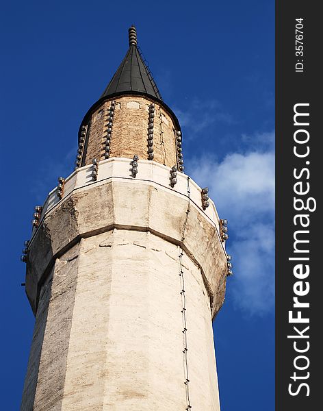 Details of minaret - part of mosque