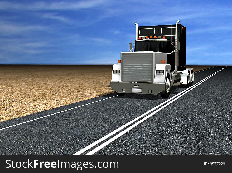 Truck On Road 2