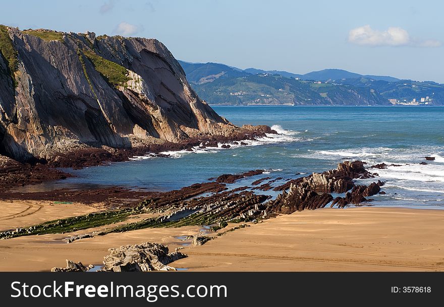 Itzurun Beach At Basque Countr