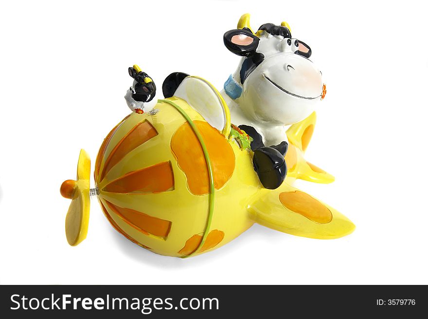 Airplane Cow Pilot