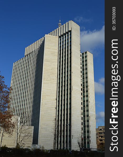 Phot of business building in Zagreb.