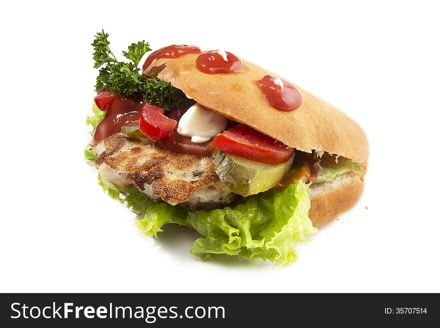 Fast Food Sandwich