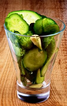 Pickled Cucumbers Royalty Free Stock Images