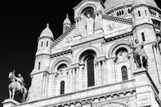 Sacre-Coeur Basilica On Montmartre, Paris Stock Photos Sacre-Coeur Basilica On Montmartre, Paris Stock Photos