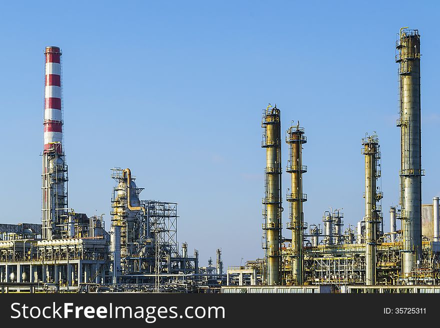 Installations Of An Oil And Gas Refinery