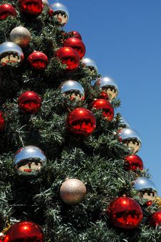 Christmas Baubles In Sunny South Africa Stock Image Christmas Baubles In Sunny South Africa Stock Image