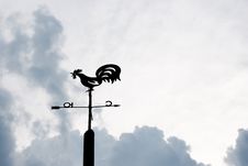 Weather Vane On Royalty Free Stock Images