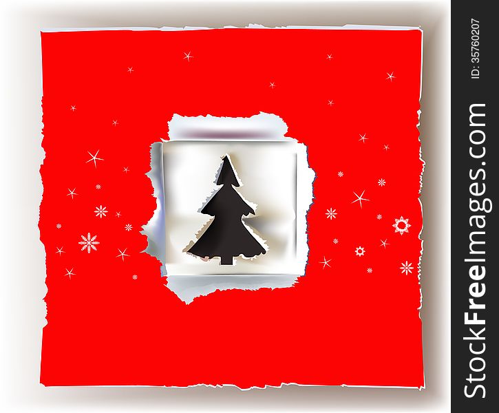 Christmas background paper design