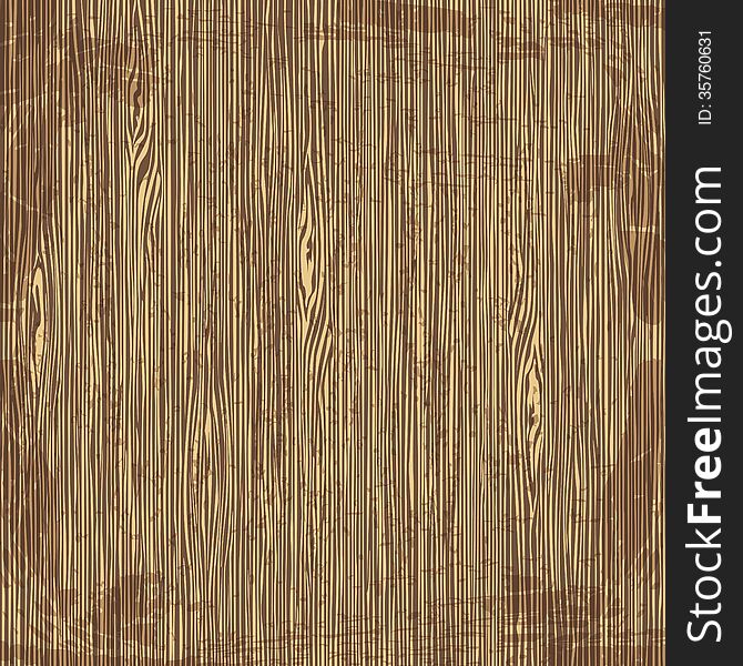 Old wood background. Vector illustration