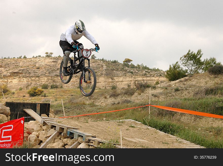 A small bike jump