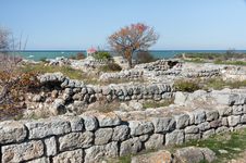 The Ruins Of The Ancient City Of In Chersonese Stock Images The Ruins Of The Ancient City Of In Chersonese Stock Images