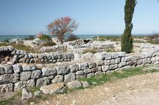 The Ruins Of The Ancient City Of In Chersonese Royalty Free Stock Image The Ruins Of The Ancient City Of In Chersonese Royalty Free Stock Image