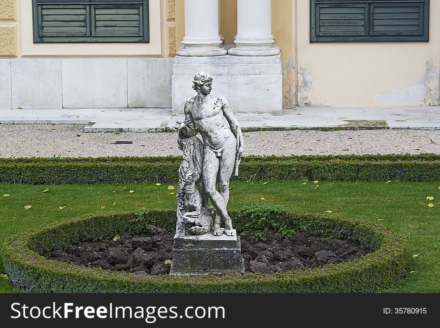 Sculpture in the park Schonbrunn. Vienna,Austria. Sculpture in the park Schonbrunn. Vienna,Austria