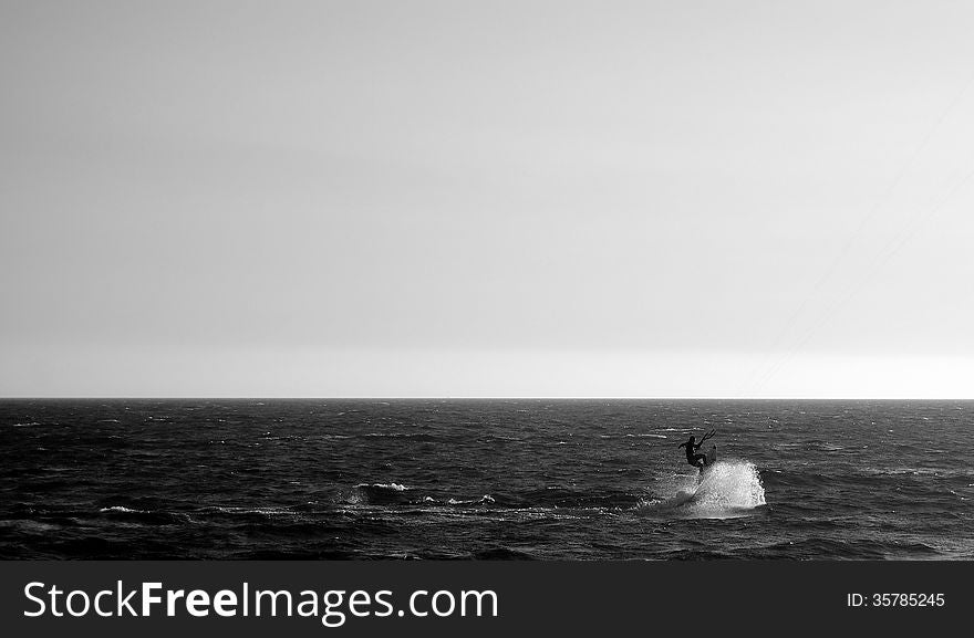 Kitesurfing!