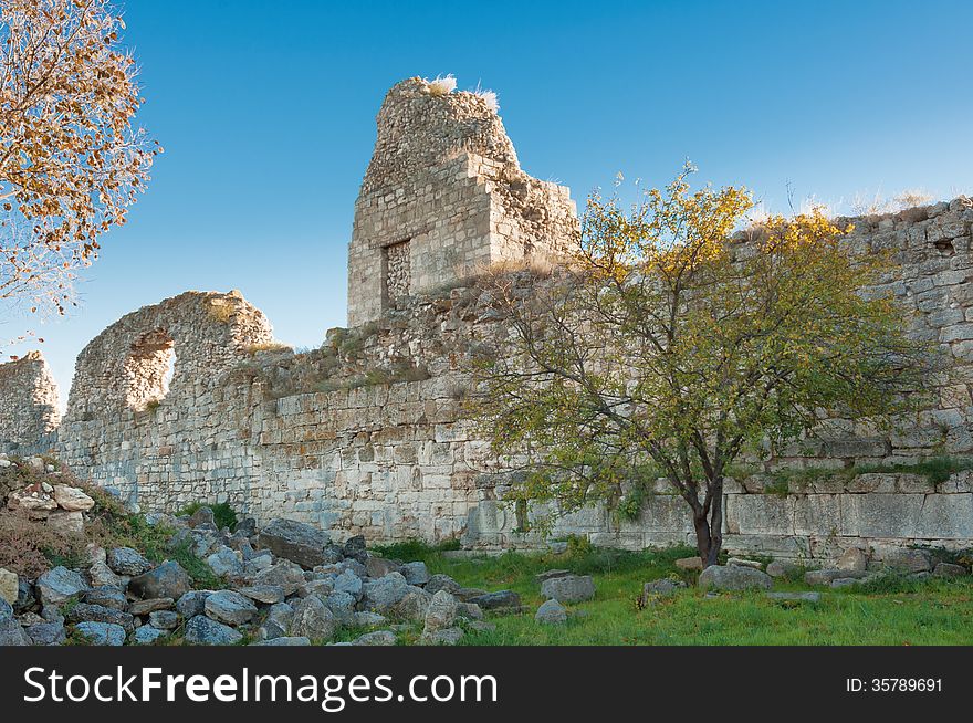 The Ruins Of The Ancient City Of In Chersonese