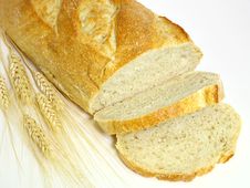 Bread And Wheat Spikes Stock Photography Bread And Wheat Spikes Stock Photography