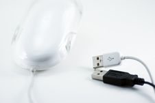 USB Plugs And Mouse 2 Royalty Free Stock Photos